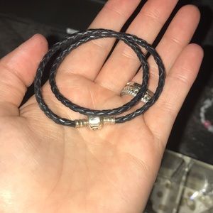 Black Leather Wrap